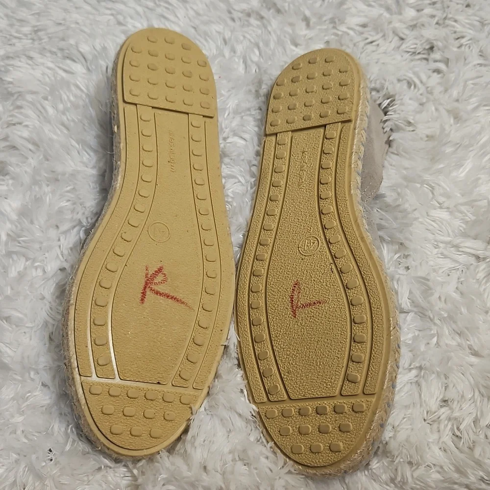 VERBENAS Espadrille Flats Suede Leather Slip On‎ Loafers Casual Shoes, Eu 41